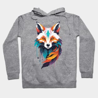 Abstract Fantasy Fox Hoodie